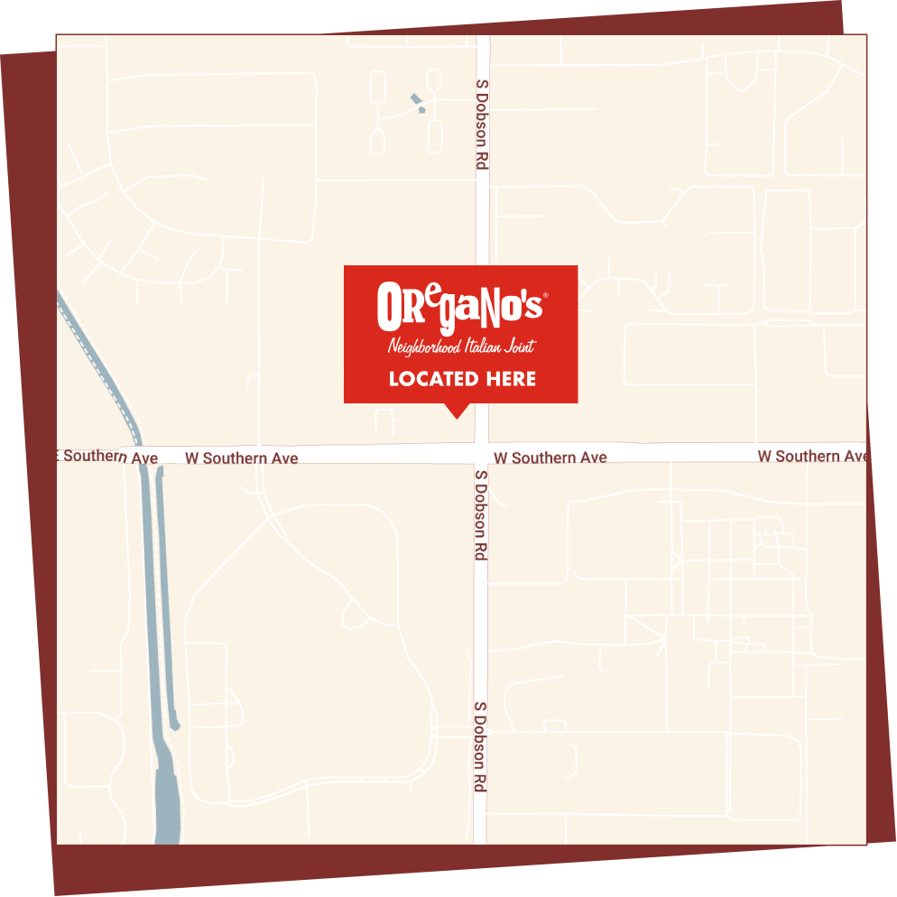 Oregano's Mesa - Located on Southern & Dobson Rd